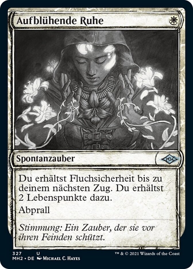 Aufblühende Ruhe