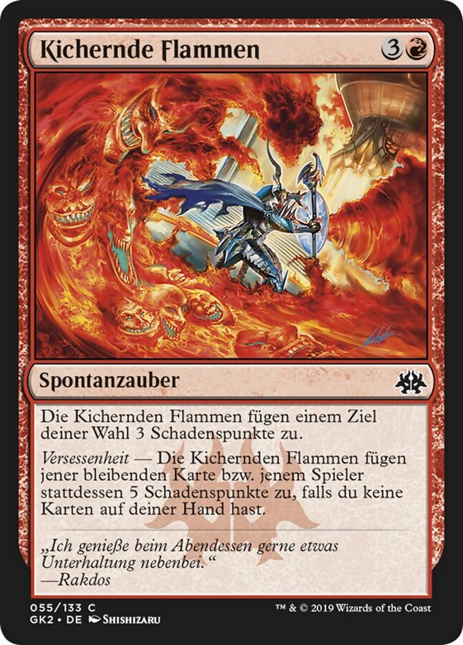 Kichernde Flammen