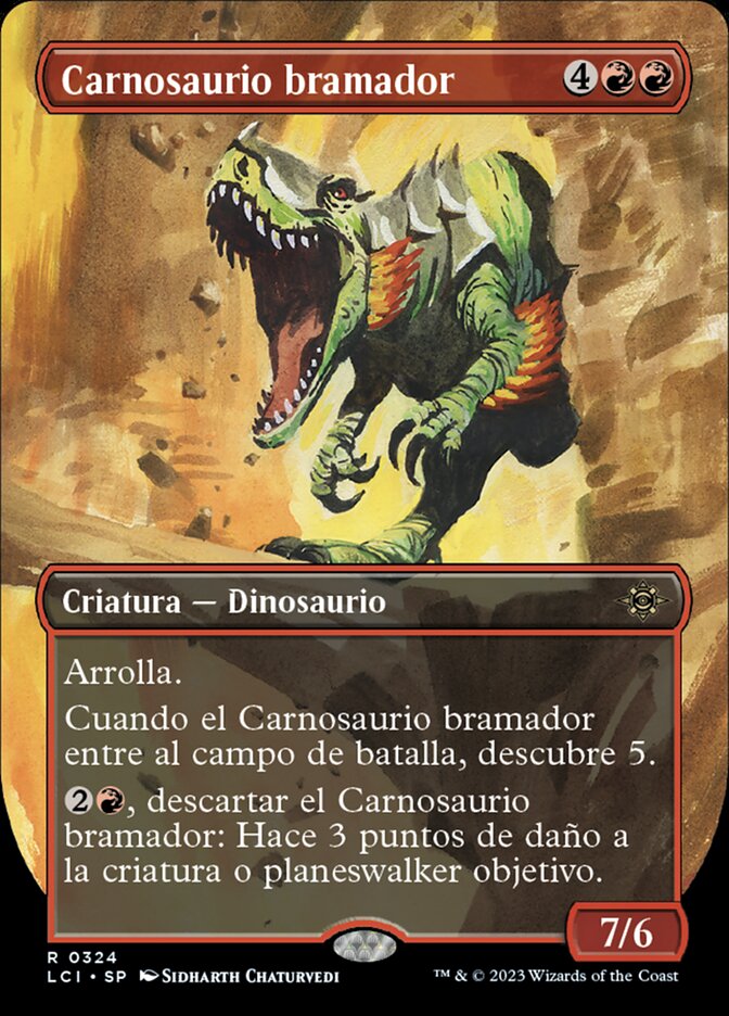 Carnosaurio bramador
