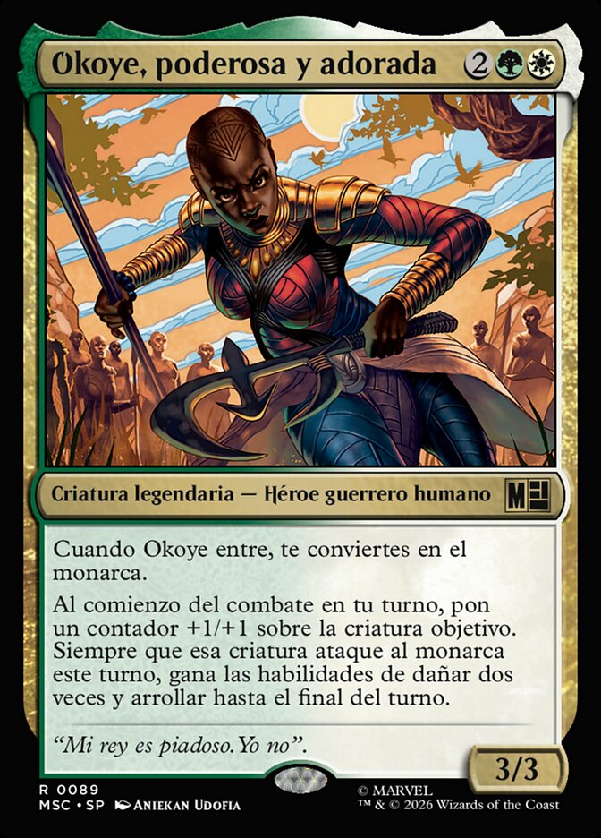 Okoye, poderosa y adorada