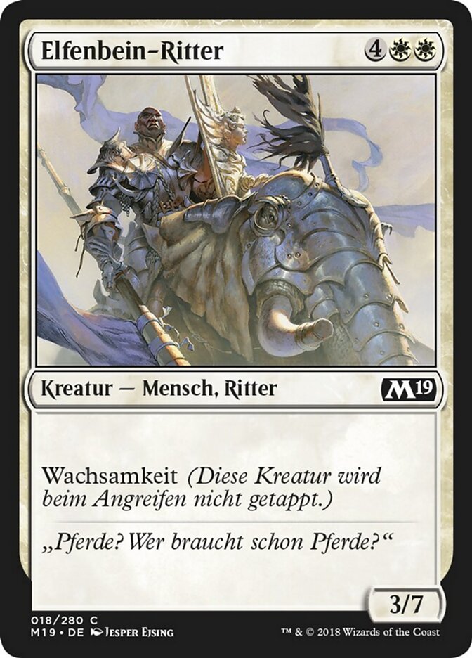 Elfenbein-Ritter