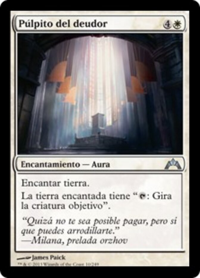 Púlpito del deudor