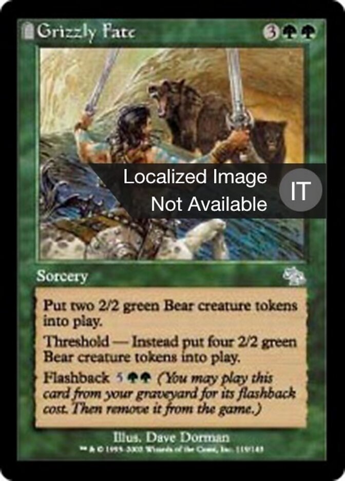 Destino del Grizzly