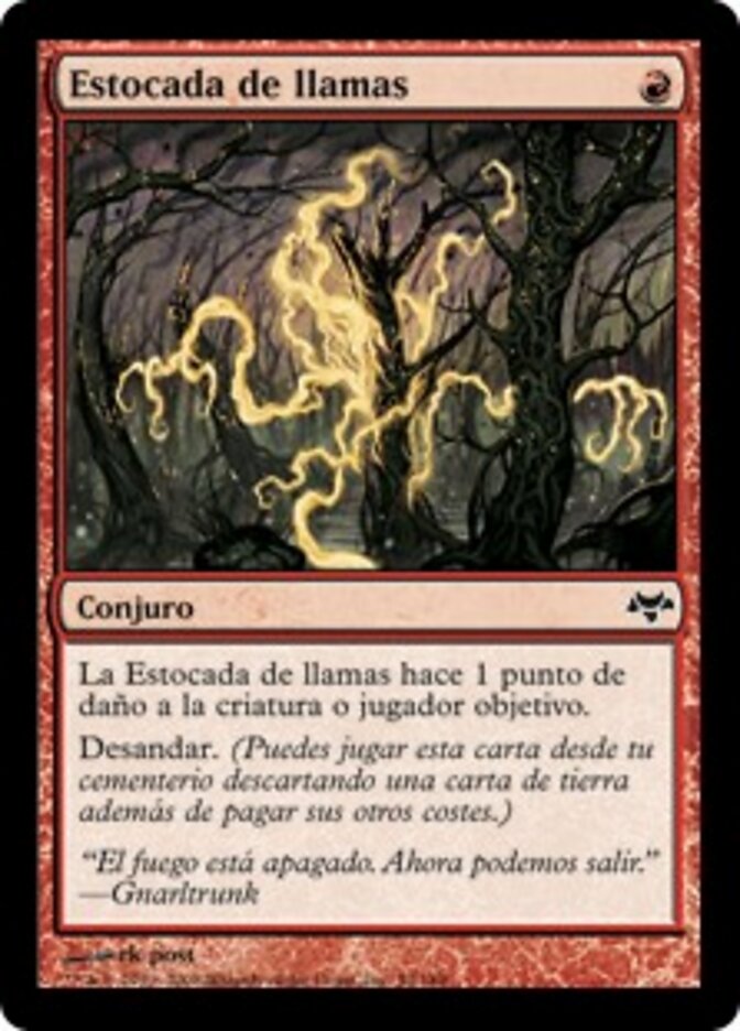 Estocada de llamas