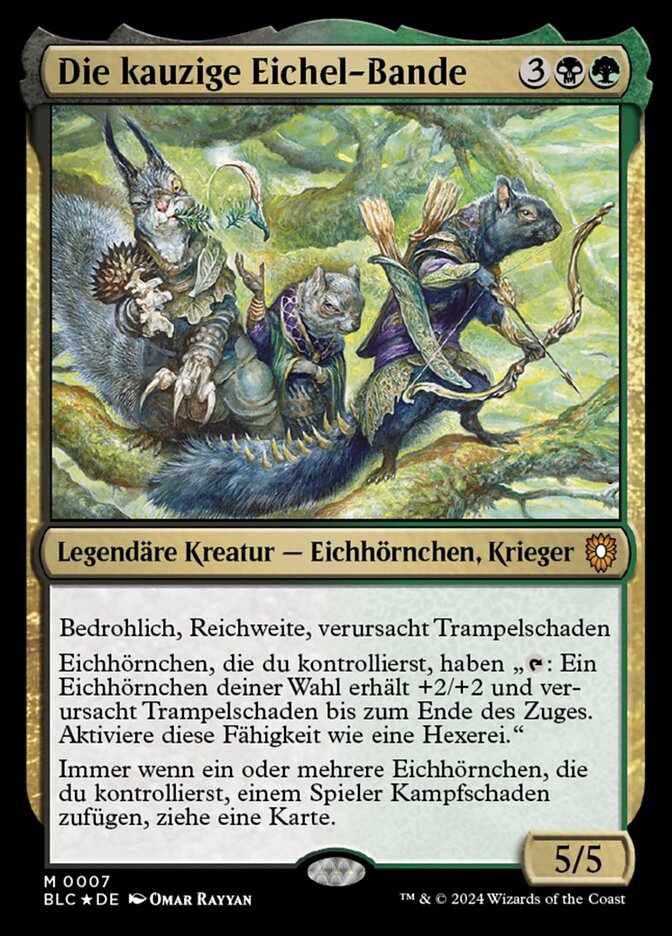 Die kauzige Eichel-Bande