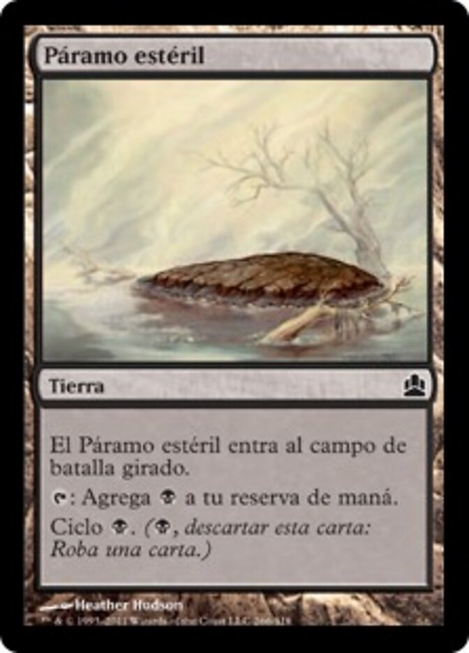 Páramo estéril