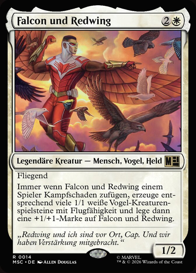 Falcon und Redwing