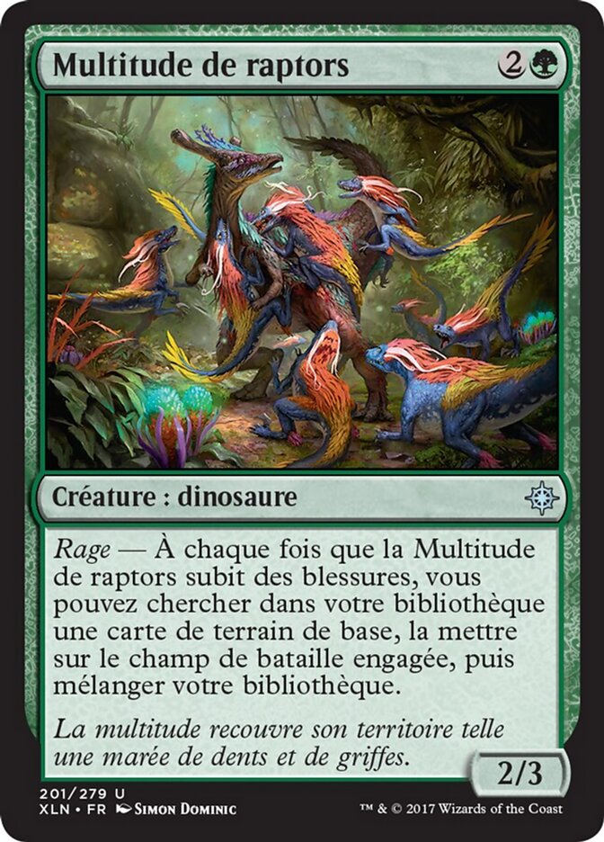 Multitude de raptors