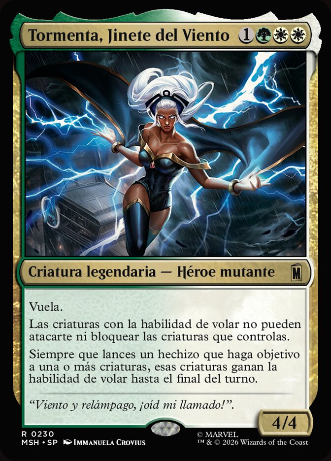 Tormenta, Jinete del Viento