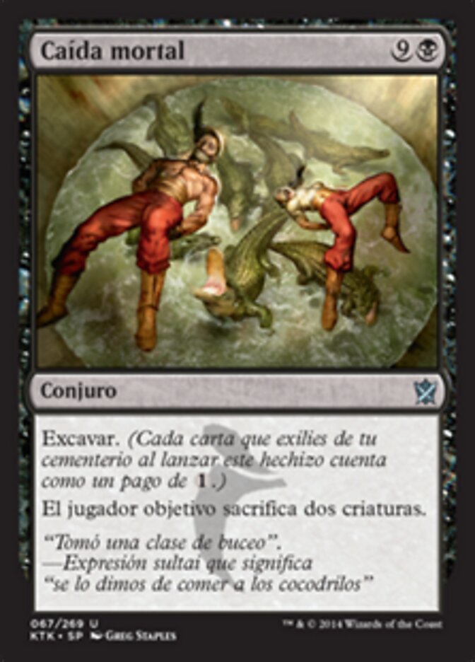 Caída mortal