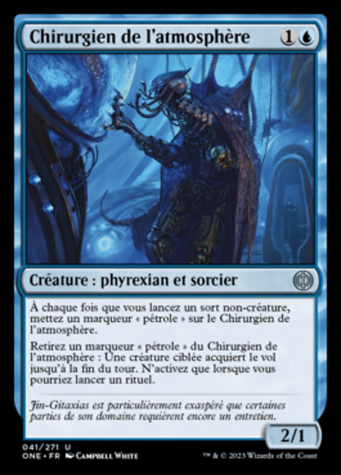 Chirurgien de l'atmosphère