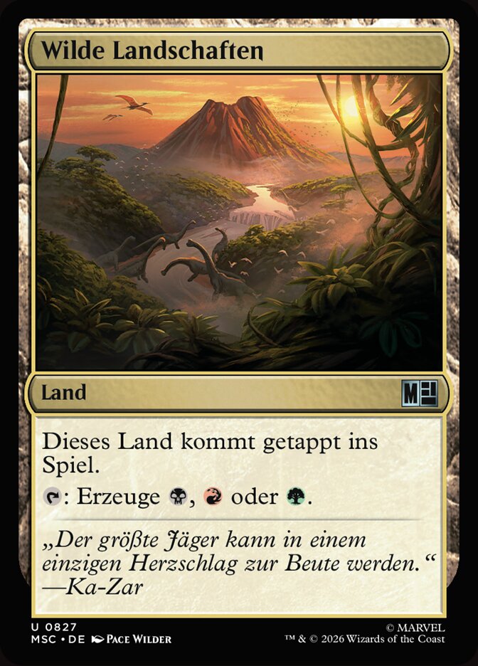 Wilde Landschaften