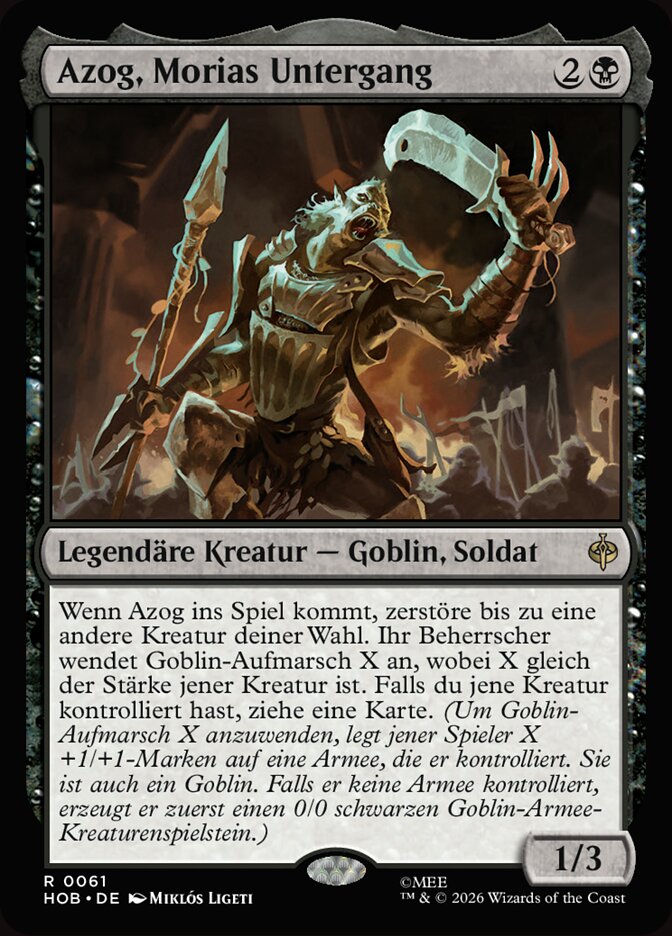 Azog, Morias Untergang