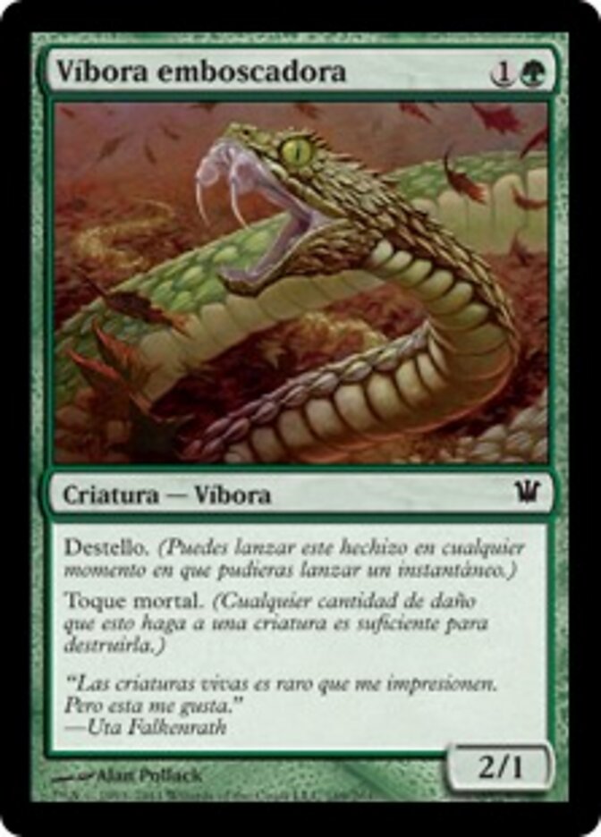 Víbora emboscadora
