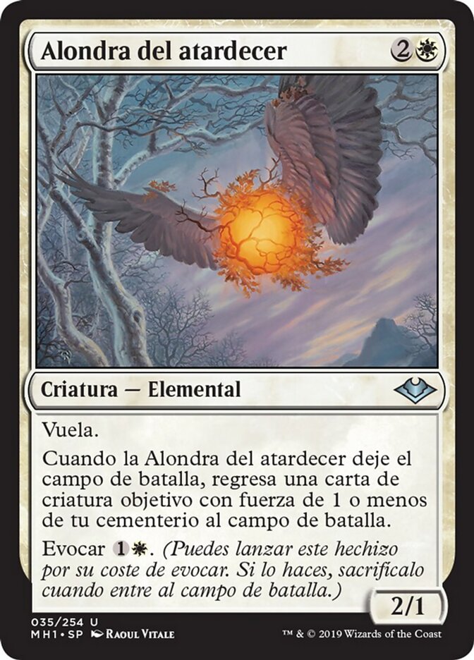 Alondra del atardecer