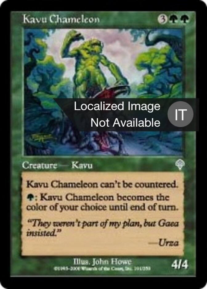 Camaleonte di Kavu