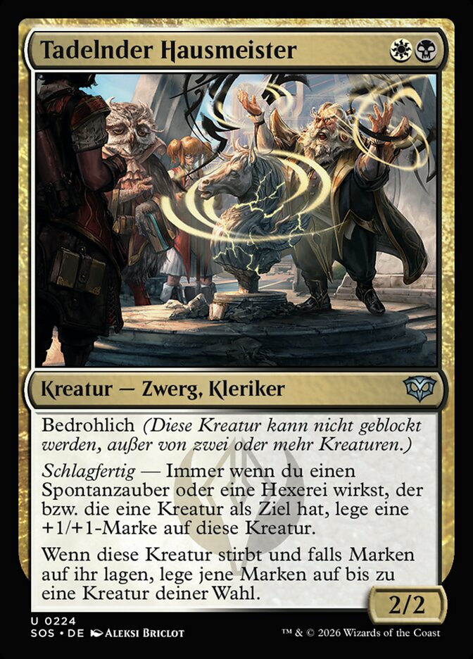 Tadelnder Hausmeister