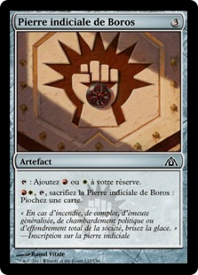 Pierre indiciale de Boros