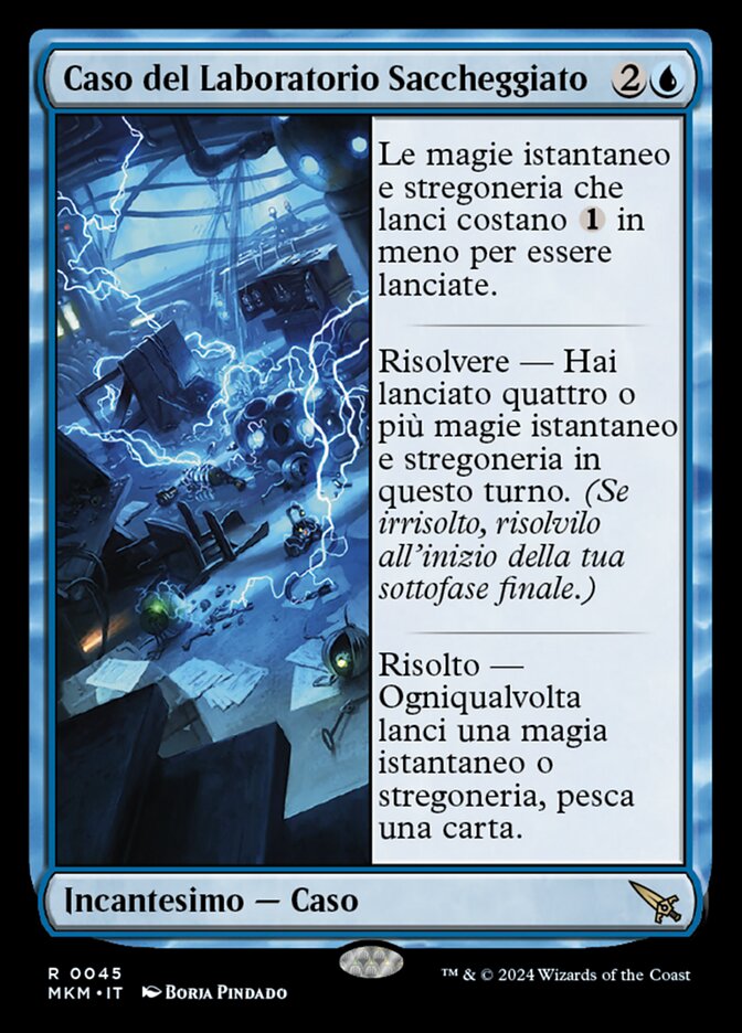 Caso del Laboratorio Saccheggiato
