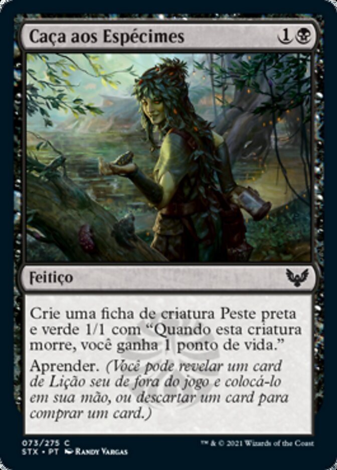 Caça aos Espécimes