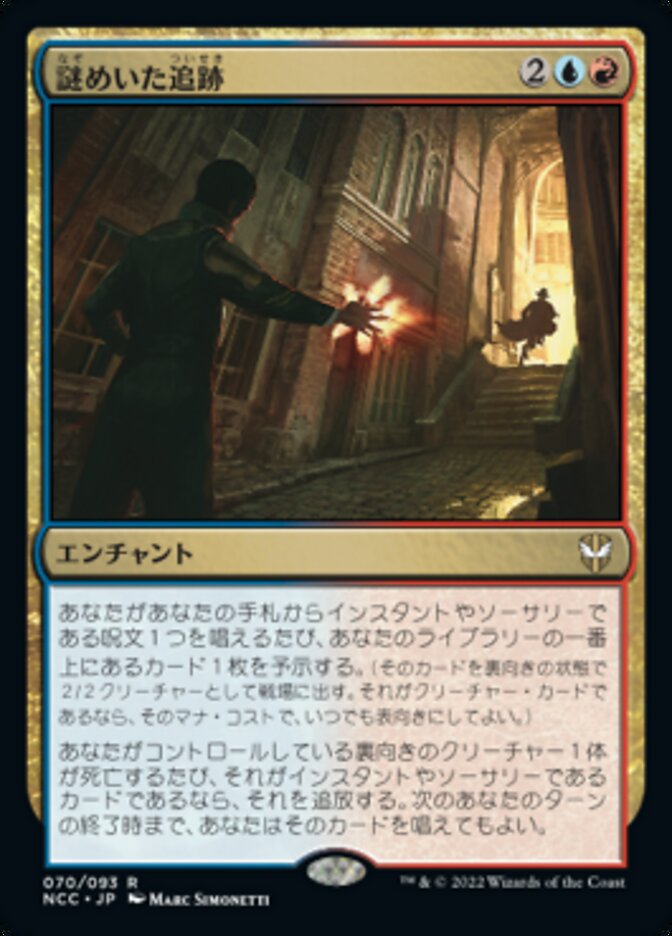 謎めいた追跡