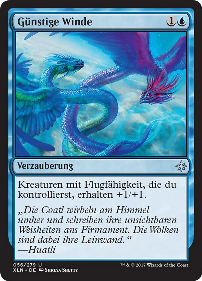 Günstige Winde