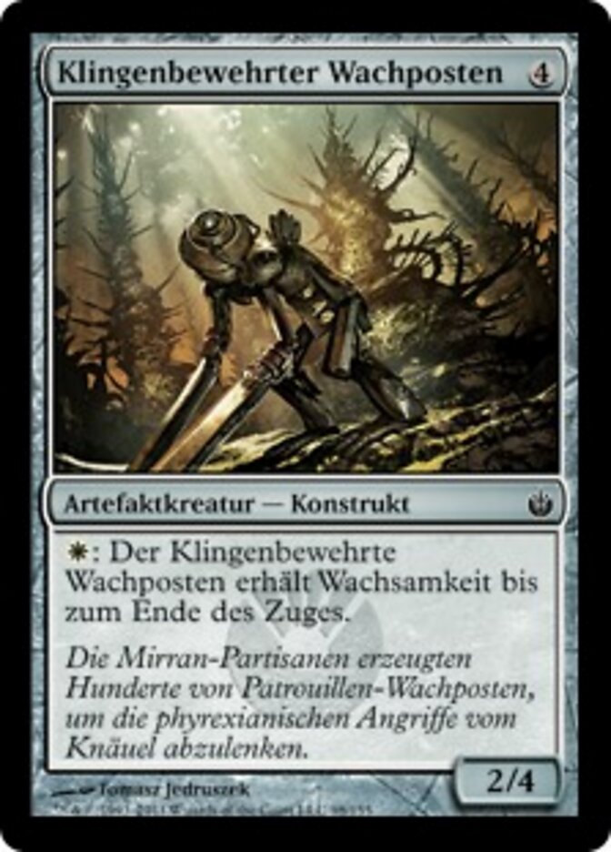 Klingenbewehrter Wachposten