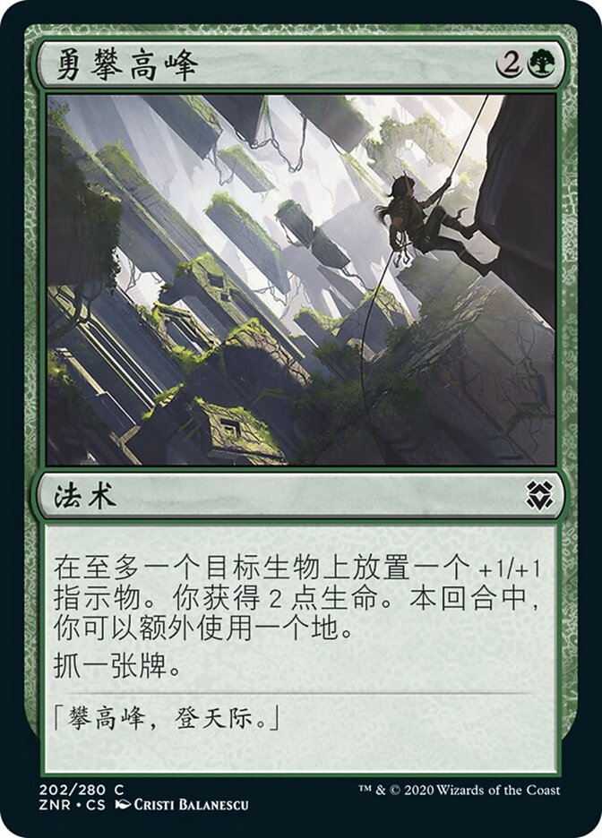 勇攀高峰