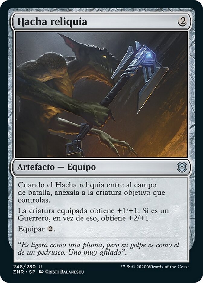 Hacha reliquia