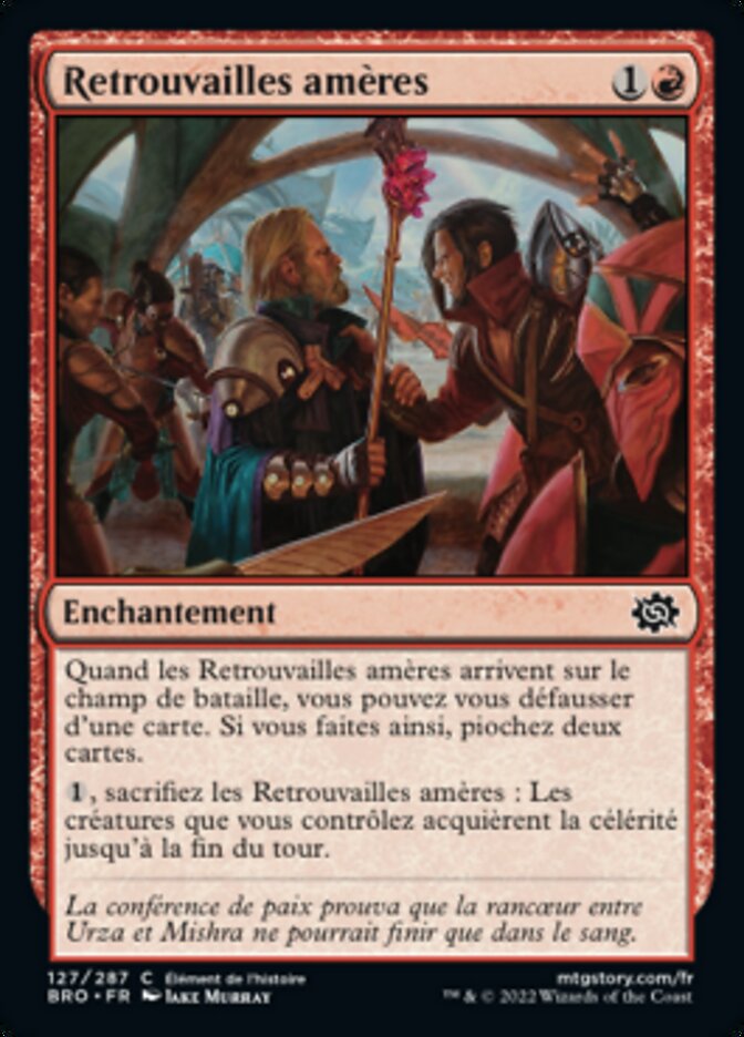 Retrouvailles amères