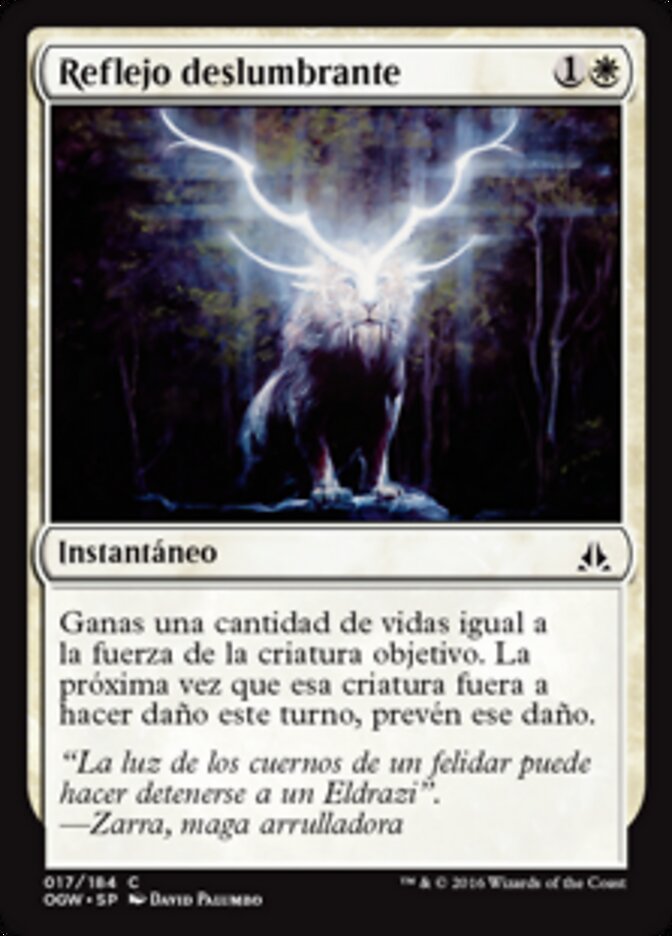 Reflejo deslumbrante