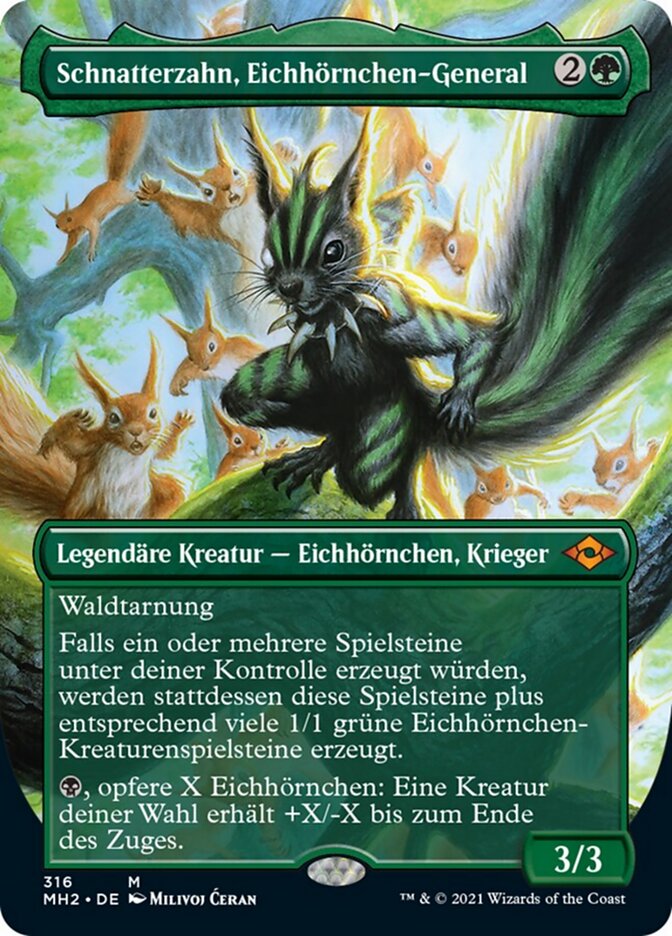 Schnatterzahn, Eichhörnchen-General