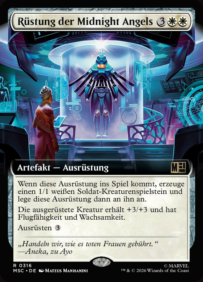 Rüstung der Midnight Angels