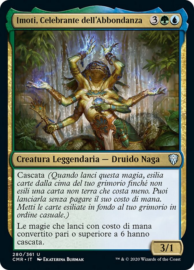 Imoti, Celebrante dell'Abbondanza