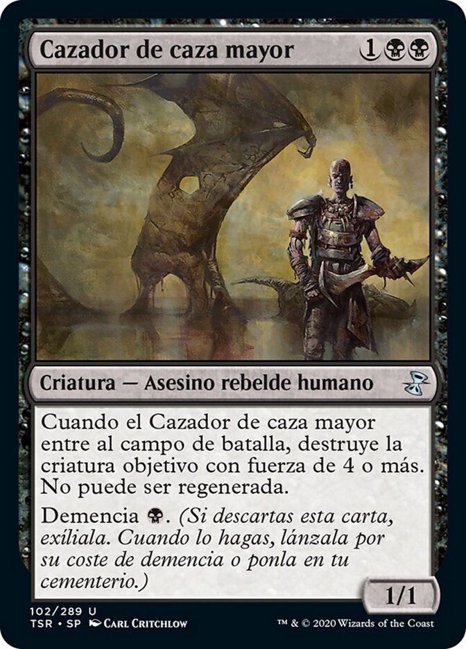 Cazador de caza mayor