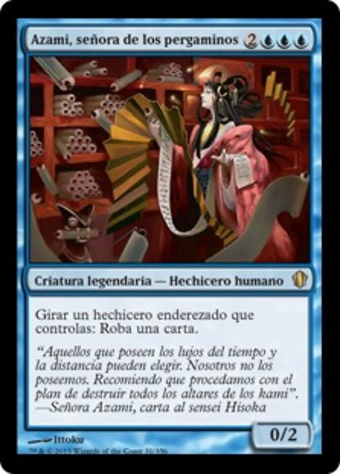 Azami, señora de los pergaminos
