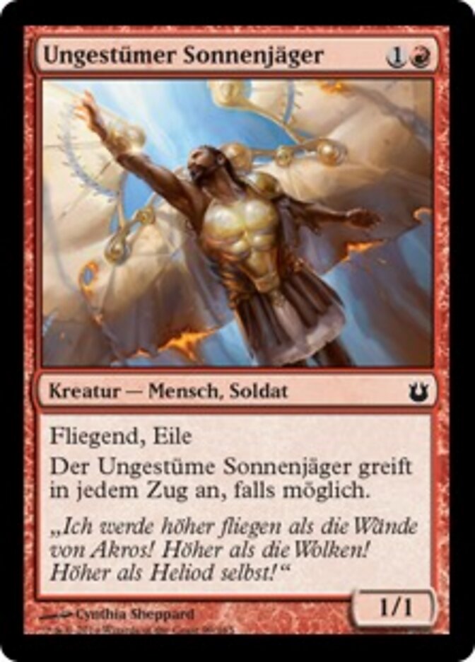 Ungestümer Sonnenjäger