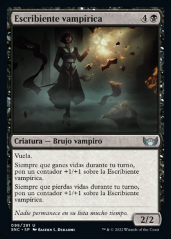 Escribiente vampírica