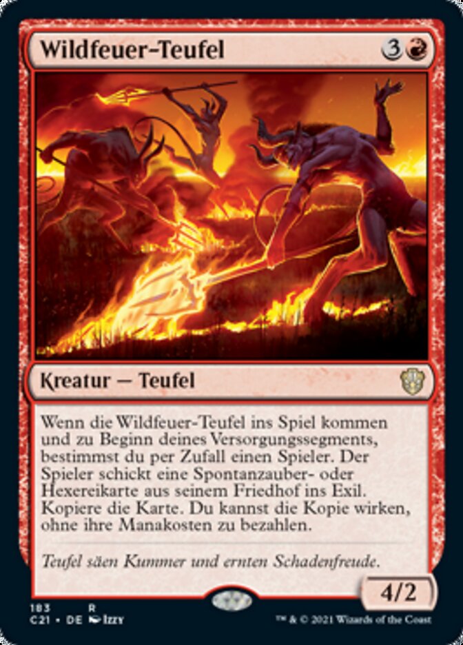 Wildfeuer-Teufel