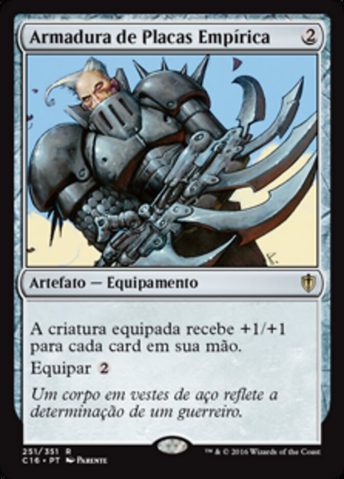 Armadura de Placas Empírica
