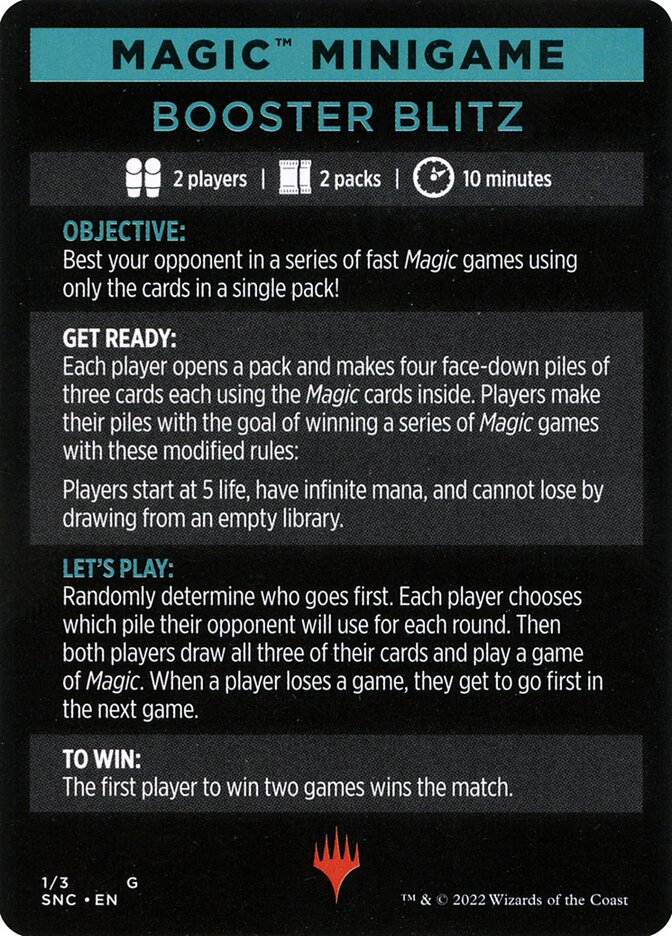 Booster Blitz