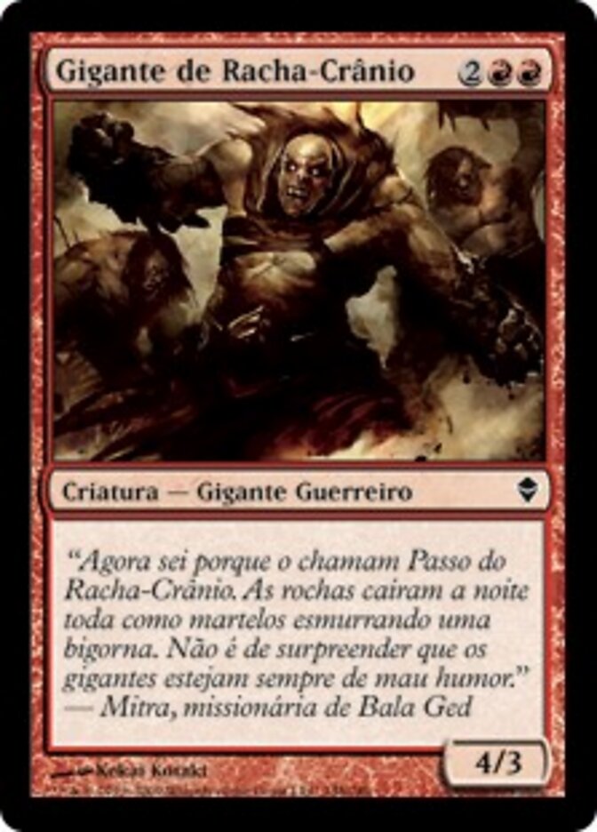 Gigante de Racha-Crânio