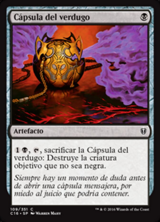 Cápsula del verdugo