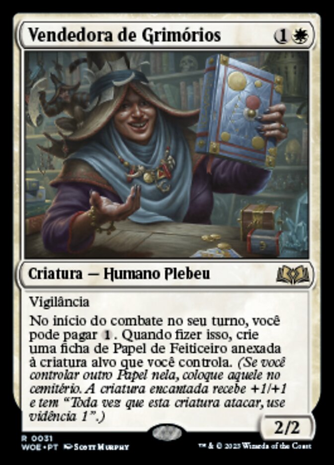 Vendedora de Grimórios