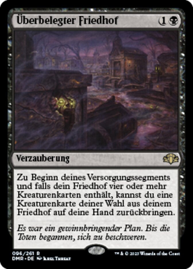 Überbelegter Friedhof