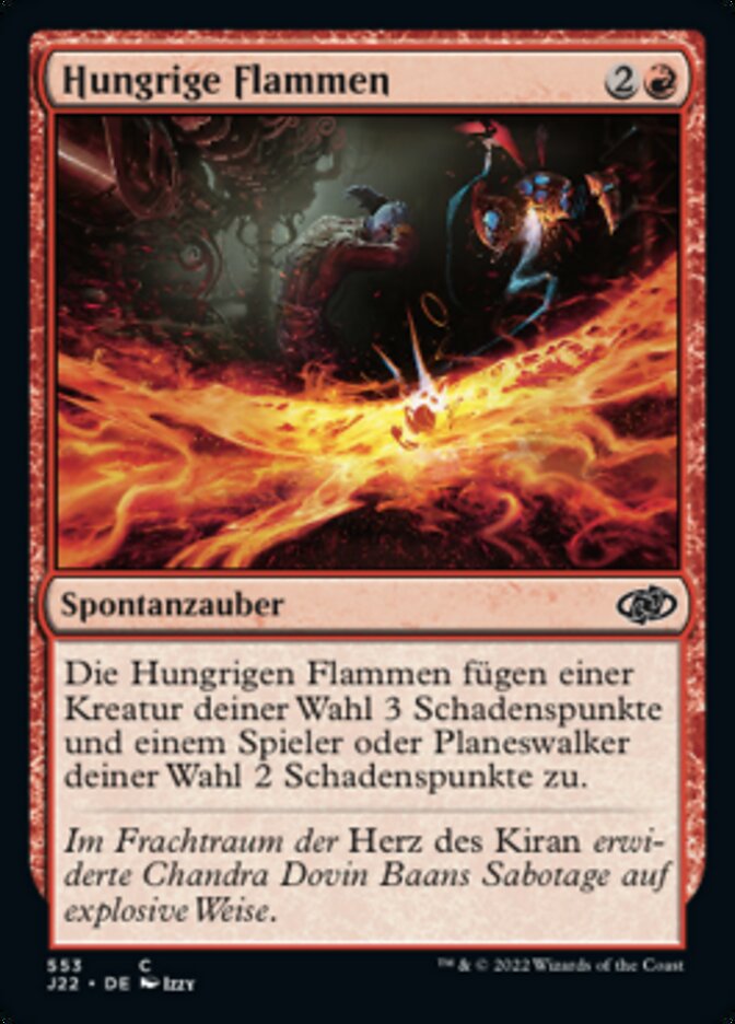 Hungrige Flammen