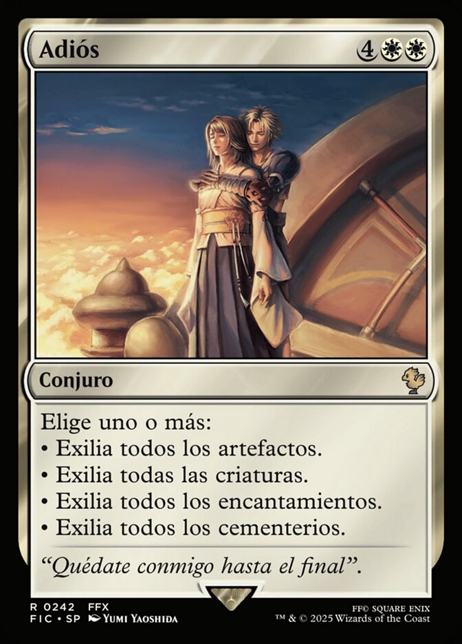 Adiós