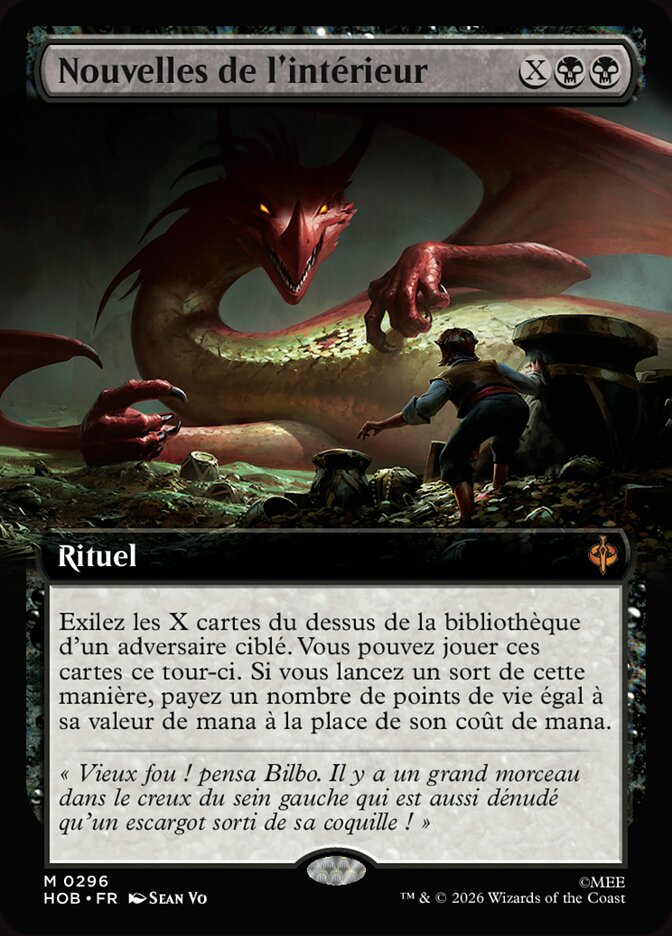 Nouvelles de l'intérieur