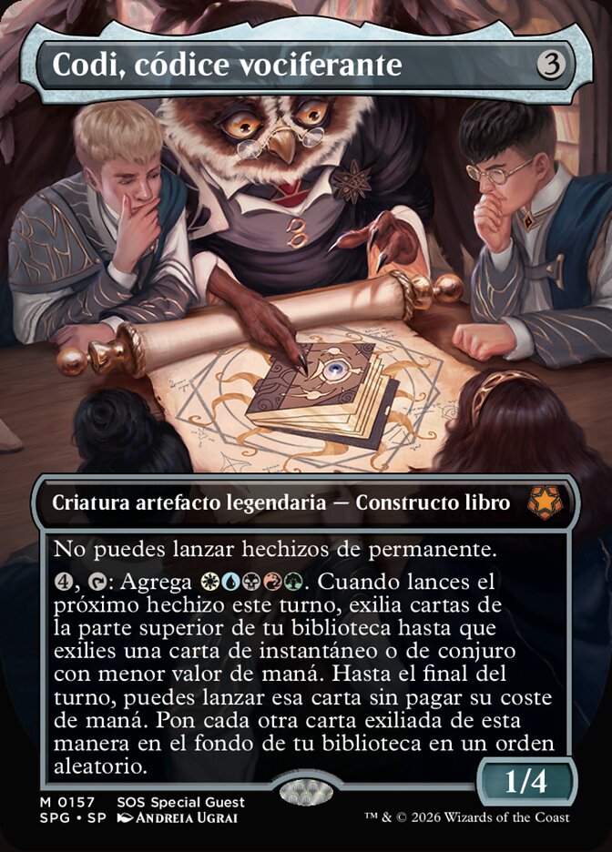 Codi, códice vociferante
