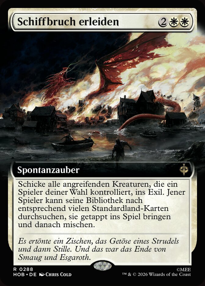 Schiffbruch erleiden
